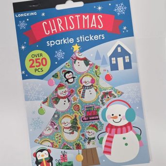 Χριστουγεννιάτικα αυτοκόλλητα sticker book Christmas σχέδιο 2
