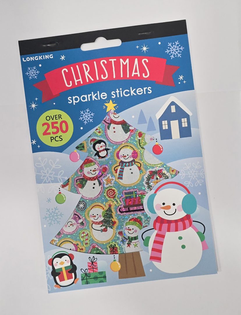 Χριστουγεννιάτικα αυτοκόλλητα sticker book Christmas σχέδιο 2