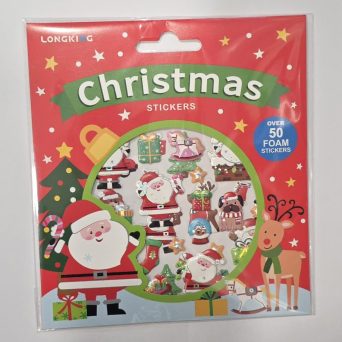 Χριστουγεννιάτικα αυτοκόλλητα 50 foam stickers Christmas