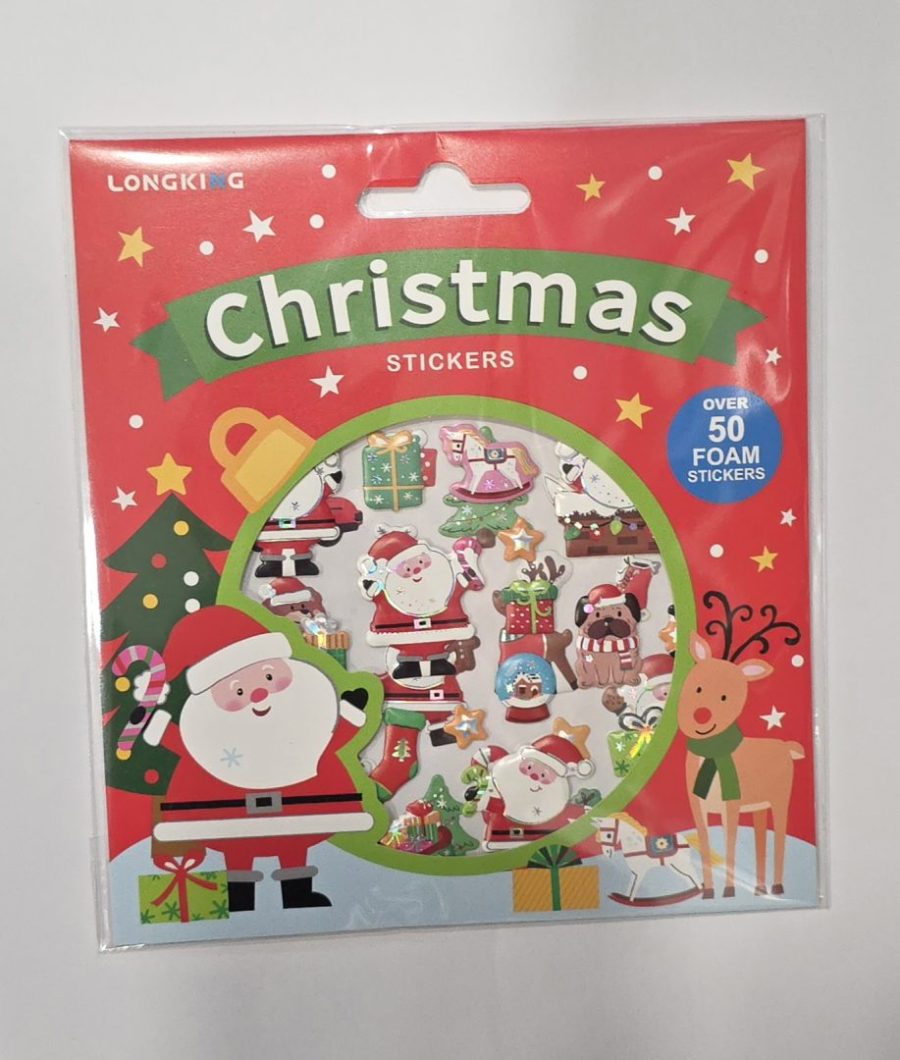 Χριστουγεννιάτικα αυτοκόλλητα 50 foam stickers Christmas