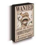 Pyramid One Piece - Luffy Gear 5 Wanted - Light Canvas 40X30 Cm
