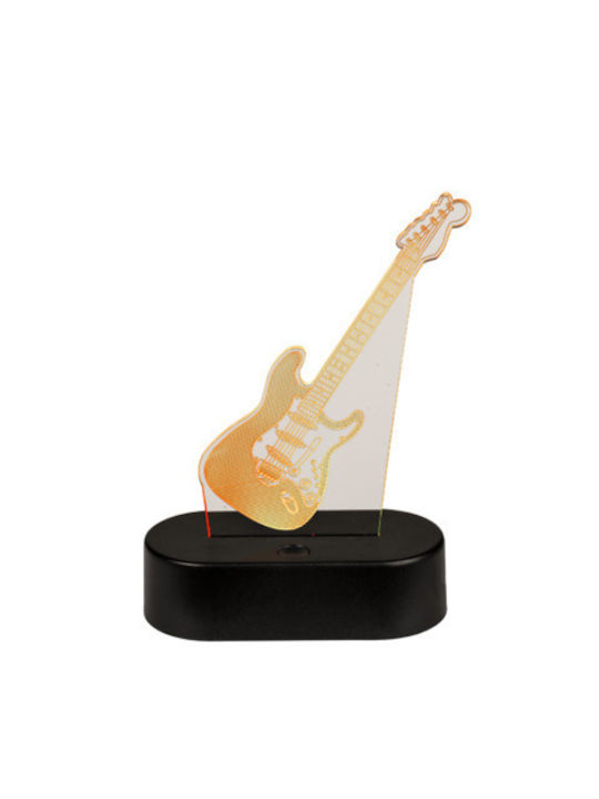 Out of the Blue 3D λάμπα Κιθάρα πλαστική 18Χ12cm με καλώδιο USB (Led Light)