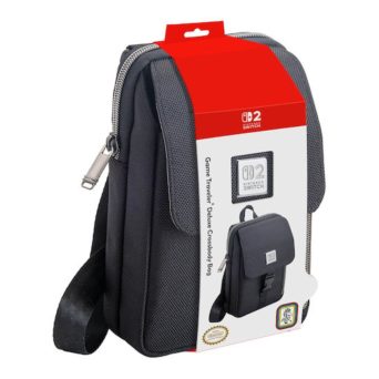 Nacon Official Licensed Vertical Crossbody Bag Black Nintendo Switch 2