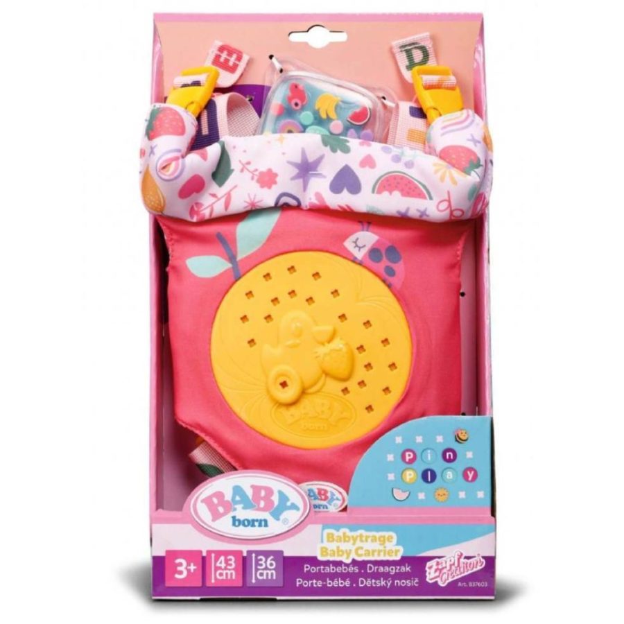 Zapf Creation Baby Born: Pinplay - Baby Carrier (837603)