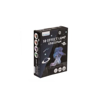 3D Νυχτερινό Φωτάκι Spaceman, 20 εκ, με Καλώδιο USB(Led Light)