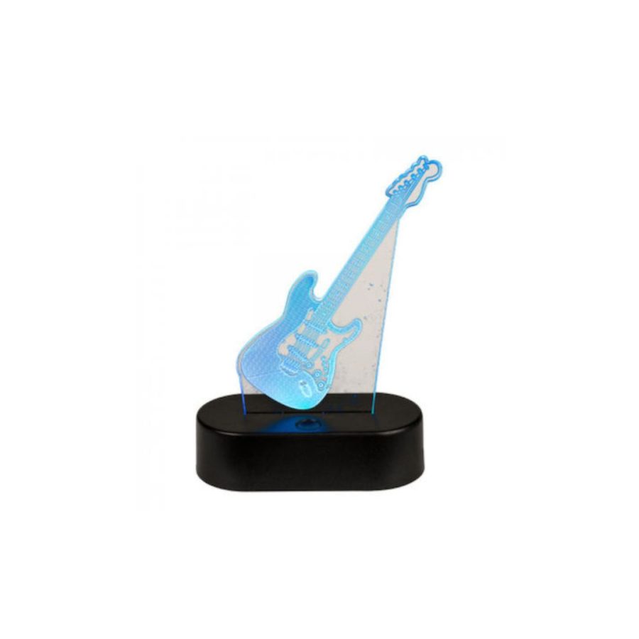 Out of the Blue 3D λάμπα Κιθάρα πλαστική 18Χ12cm με καλώδιο USB (Led Light)