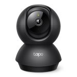 TPLINK Pan/Tilt Home Security Wi-Fi Camera 2Κ Black (TAPO C211)