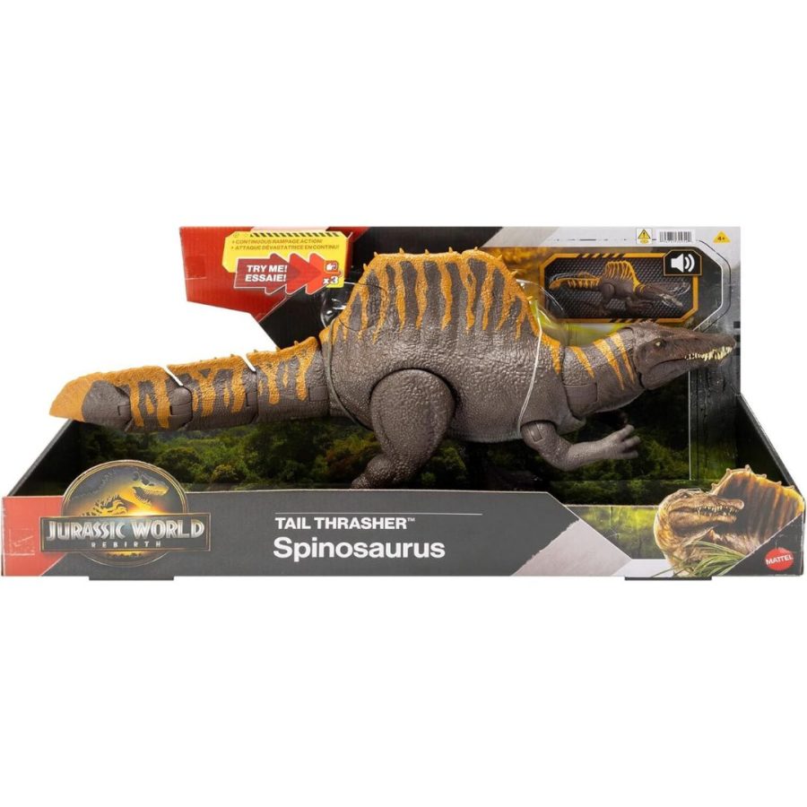 Mattel Jurassic World Rebirth Spinosaurus - Σπινοσαυρος Με Λειτουργια ΕΠΙΘΕΣΗΣ ΚΑΙ ΗΧΟΥΣ (JGB56)