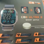 CBB Ultra 2 Smartwatch – Μοντέρνο ρολόι με οθόνη 2.19”, Bluetooth κλήσεις, fitness tracking, μέτρηση παλμών και ασύρματη φόρτιση