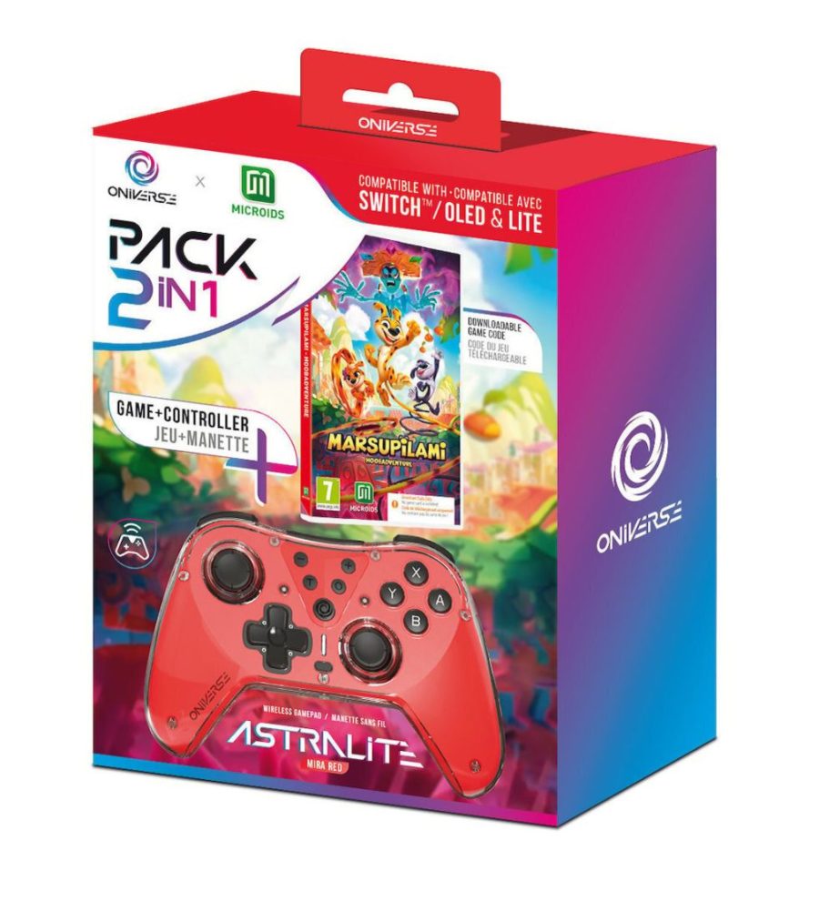Oniverse Astralite Controller + Δωρο Παιχνιδι Marsupilami Hoobadventure (Code in Box)