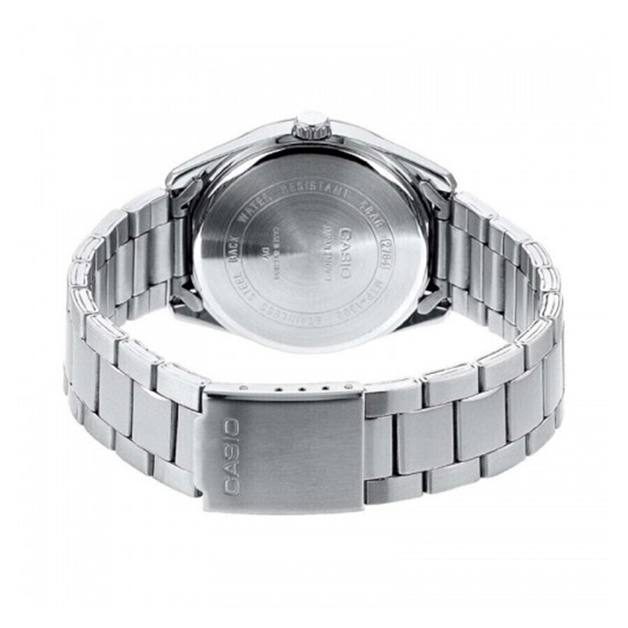 Casio Stainless Steel Ρολόι Μπαταρίας με Ασημί Μεταλλικό Μπρασελέ (MTP-1302PD-7A1VEF)