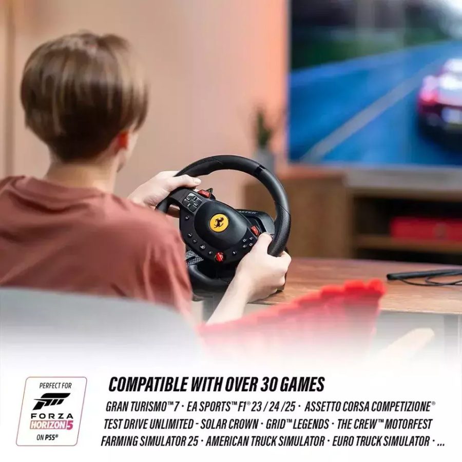 Thrustmaster T98 Ferrari 296 GTB Τιμονιερα PC / PS4 / PS5 με 240° Περιστροφής Τιμονιου