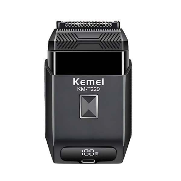 Kemei KM-T229 Ξυριστική Μηχανή Προσώπου Επαναφορτιζόμενη 600mA, 2 Ταχυτητες