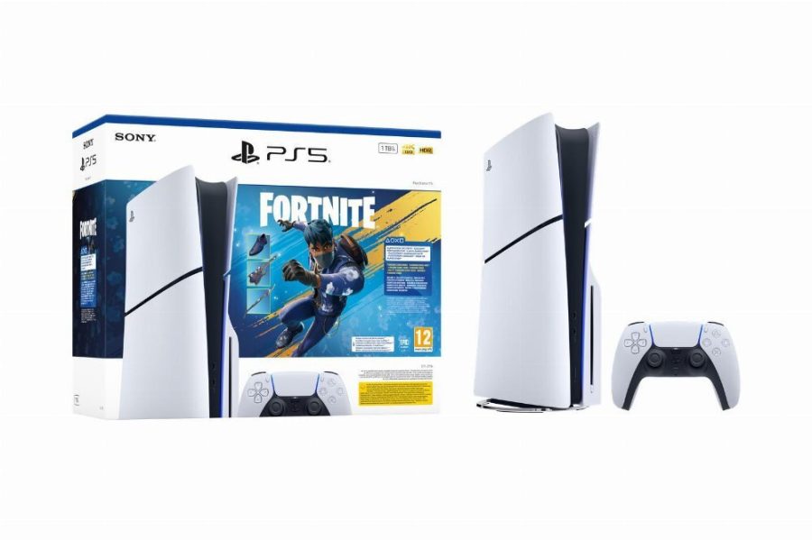 Sony PlayStation 5 Slim Disc Edition 1TB και Δωρο Fortnite Flowering Chaos (8 cosmetics-1.000 V-Bucks)