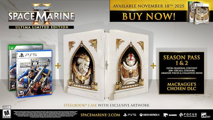 Warhammer 40000 Space Marine II Limited Anniversary Edition PS5 NEW