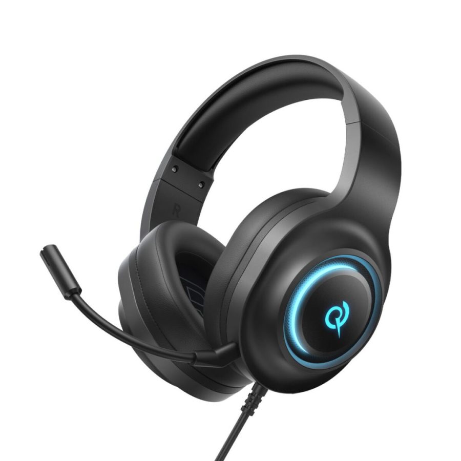 QCY Heroad V200 Pro USB Black – Wired RGB Gaming Headset PS4/PS5/PC