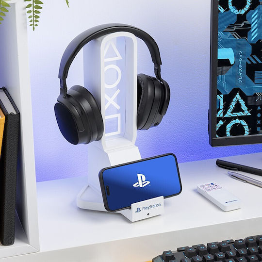 Paladone: Playstation Βαση Ακουστικων και Κινητου Desk Headphone Stand With Light (PP14328PS)