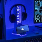 Paladone: Playstation Βαση Ακουστικων και Κινητου Desk Headphone Stand With Light (PP14328PS)