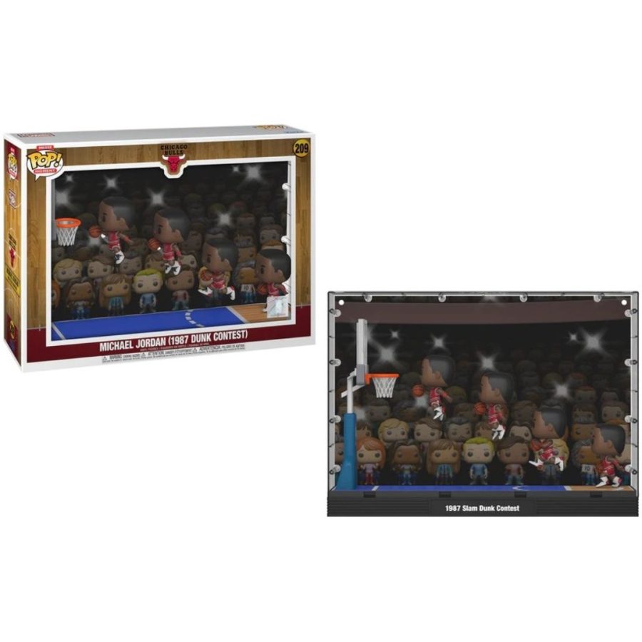 Funko Pop! Moments Deluxe Chicago Bulls - Michael Jordan (1987 Dunk Contest) #209 Figure