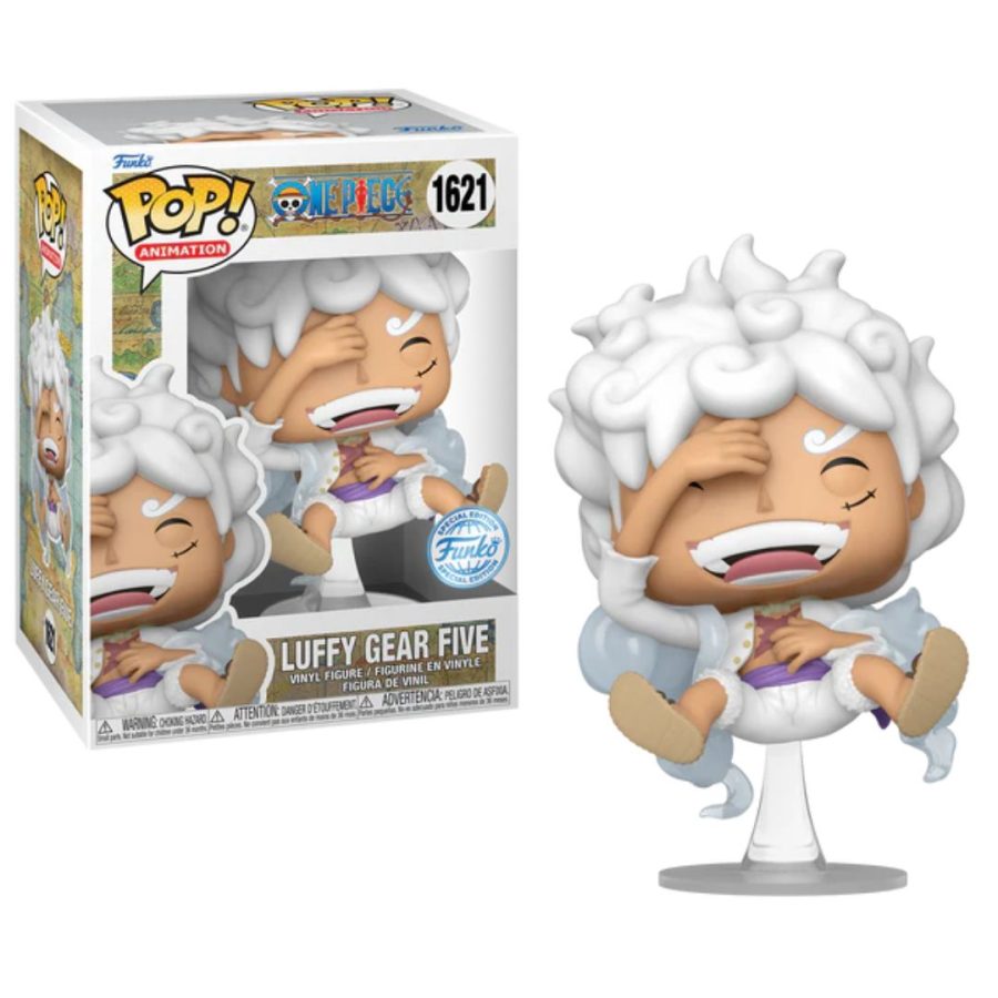 Funko Pop! Animation: One Piece - Luffy Gear 5 (Laughing) #1621 (Special Edition) Vinyl Figure
