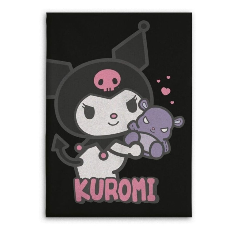 AyMax Hello Kitty Flanel Blanket - Kuromi 110x150cm