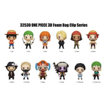Monogram: one Piece (Series1) (Τυχαία επιλογή) 3d Foam bag Clips Figures (32530)