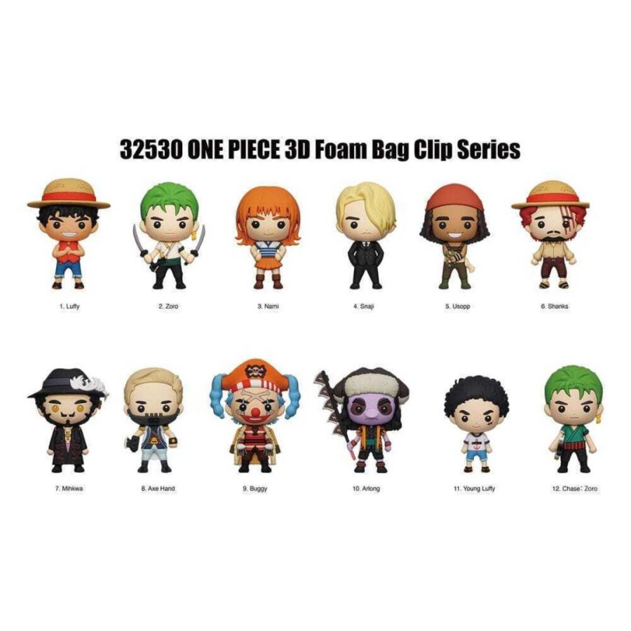 Monogram: one Piece (Series1) (Τυχαία επιλογή) 3d Foam bag Clips Figures (32530)
