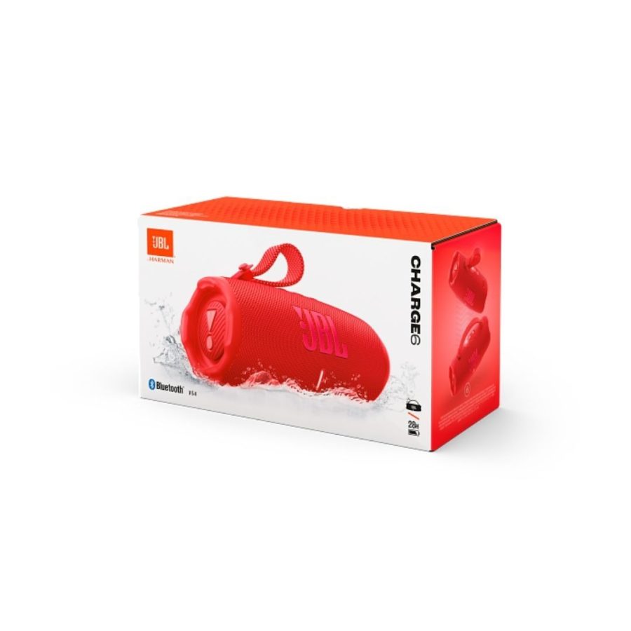 JBL Charge 6, Ασύρματο Ηχείο Bluetooth Speaker, Auracast Red