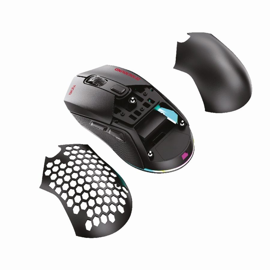 Zeroground MS-4600WG KIMURA v4.0 Ασύρματο/Ενσύρματο Ποντικι 2.4GHz/BT/USB