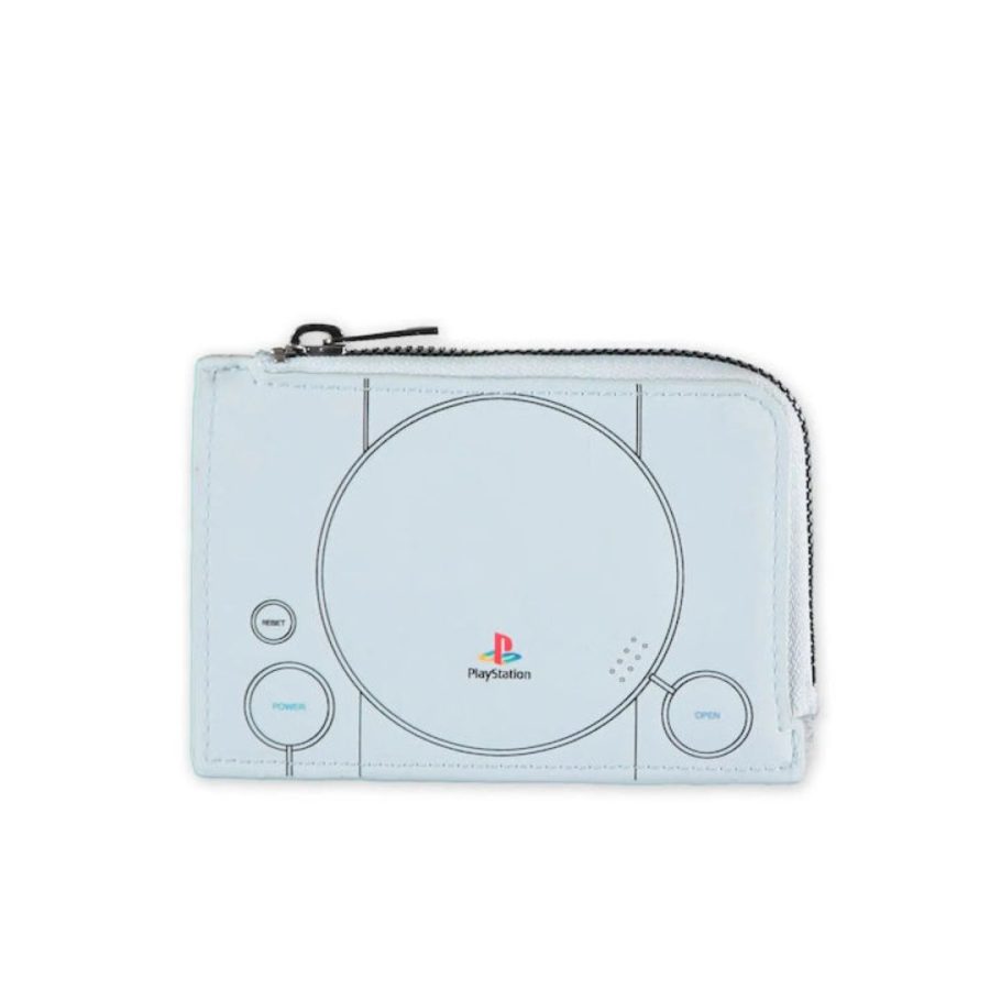 Difuzed Sony Playstation Ανδρικό Πορτοφόλι Καρτών Card Holder Γκρι