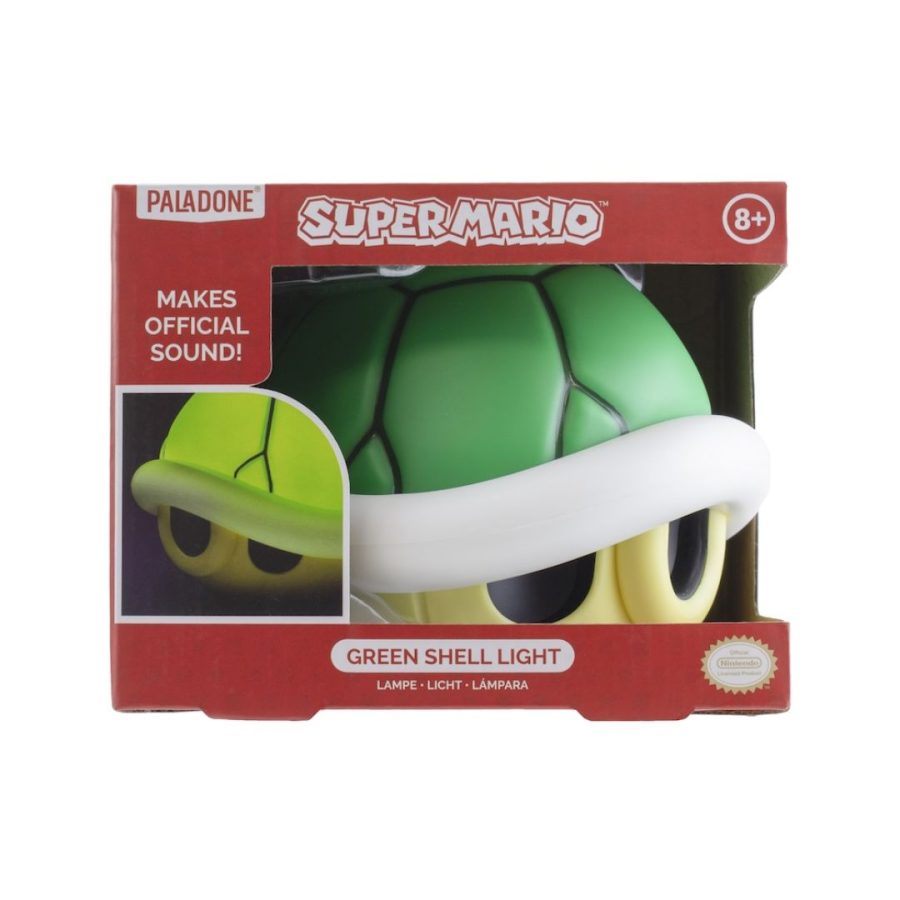Paladone Super Mario: Green Shell - Decorative Light with Sound 15cm