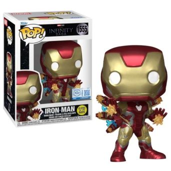 Funko Pop! Plus: The Infinity Saga - Iron Man (Glows in The Dark) #1555 Bobble-Head Figure