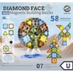 Μαγνητικό Puzzle Ρόδα Λουνα Παρκ Diamond Face 58τμχ Παιχνίδι Κατασκευών