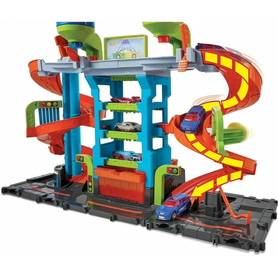 Mattel Hot Wheels Mega Πλυντήριο Χρωμοκεραυνών HDP05