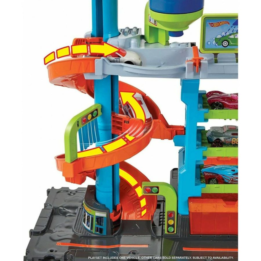 Mattel Hot Wheels Mega Πλυντήριο Χρωμοκεραυνών HDP05