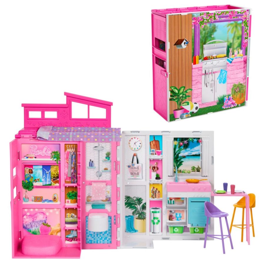 Mattel Barbie Νέο Σπιτάκι Βαλιτσάκι HRJ76