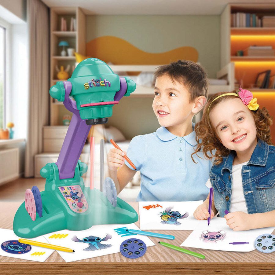 Λαμπαδα AS Προτζεκτορας Ζωγραφικής Disney Stitch Για 3+ Χρονών
