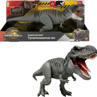Mattel Jurassic World Rebirth T Rex Με Επαναλαμβανόμενο Δάγκωμα Και Ήχους JCH02