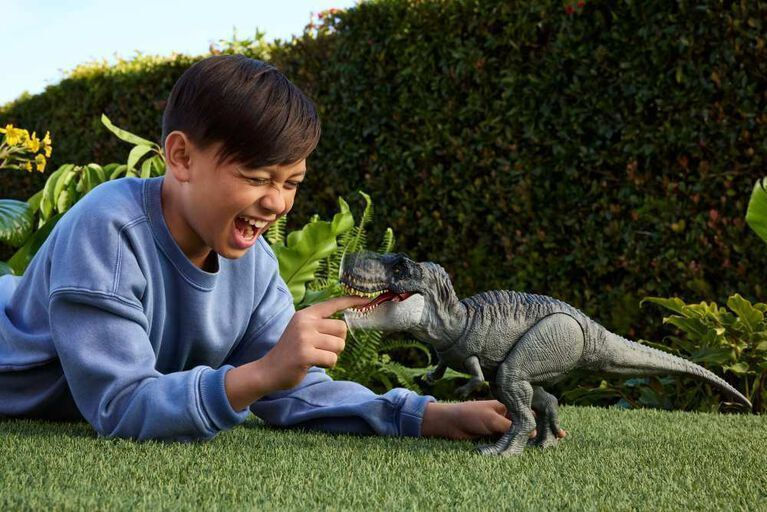 Mattel Jurassic World Rebirth T Rex Με Επαναλαμβανόμενο Δάγκωμα Και Ήχους JCH02