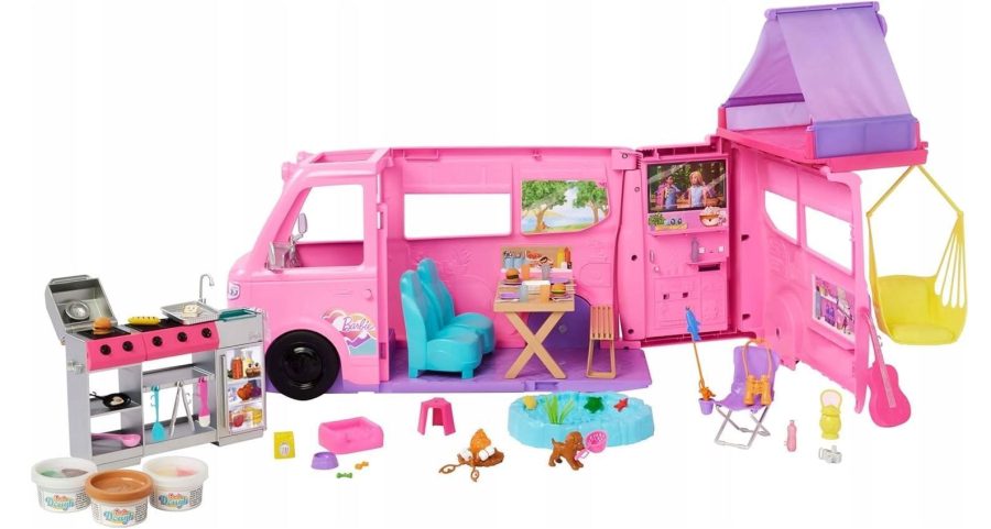 Mattel Barbie Νεο Τροχόσπιτο Αξεσουάρ Για Κούκλα (HRJ78) 32x23x60.50cm