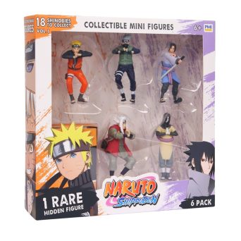 Minix Σετ απο 6 Φιγουρες Naruto Shippuden Figures - 6 PACK Deluxe Edition VER.b