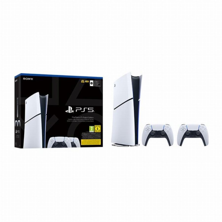 Sony Playstation 5 Κονσόλα DIGITAL Slim Edition E Chassis + 2o Χειριστηριο (δεν δεχεται CD