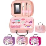 Unicorn Cosmetic Pack – παιδικό σετ μακιγιάζ 14 τεμαχίων με glitter νεσεσέρ, πινέλα, σκιές και αξεσουάρ, σε 3 χρώματα