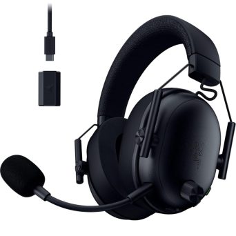 Razer BLACKSHARK V3 Black – Wireless Gaming Headset – 70h Battery – 2.4GHz/BT/USB – PC/PS5/Switch/Smartphones, tablets