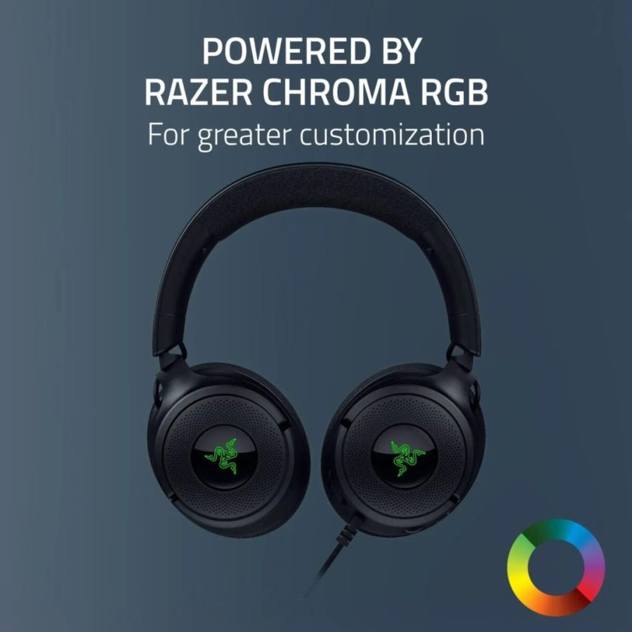 Razer KRAKEN V4 X USB – RGB 7.1 Gaming Headset – 40 mm Driver – PC/PS5/PS4