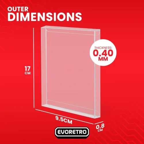 EVORETRO PET Booster Pack Protectors (10 τεμαχια) – Compatible με Pokémon Trading Card Game Booster Pack TCG, Premium Διαφάνεια & Αντοχή