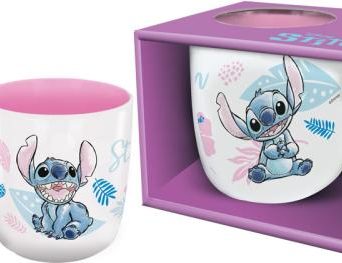 Lilo and Stitch Κουπα - Watercolor Pink - Mug Elite Colored Inner - 380ml