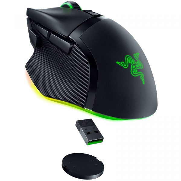 Razer BASILISK V3 PRO BLACK – 30K DPI – RGB – Optical Switches – 11 Buttons – HyperScroll Tilt Wheel