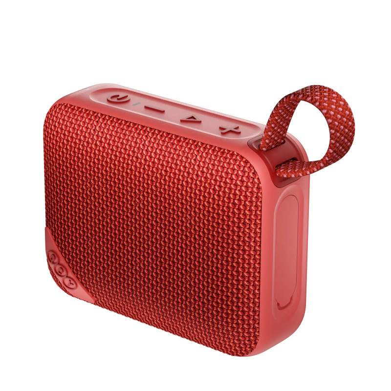 QCY SP2 Red – Pocket Size IP67 RGB BT Speaker Deep Punch Bass TWS Stereo Subwoofer 17h