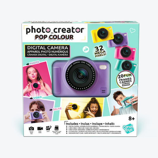 AS Photo Creator Compact Φωτογραφική Μηχανή 32MP Μωβ